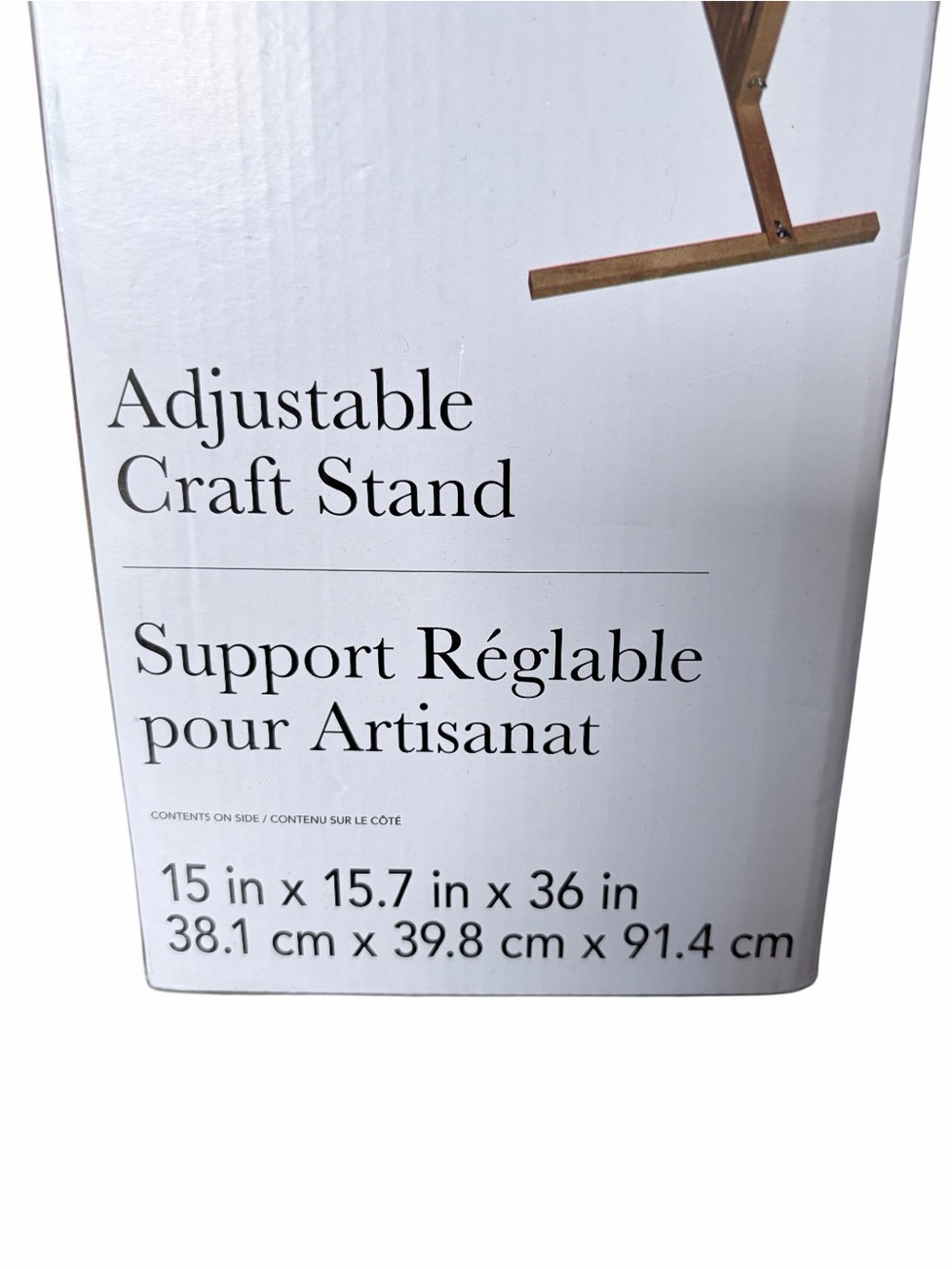 Loops & Threads Adjustable Craft Stand Wood Needlework Sewing Embroidery - Picture 2 of 8